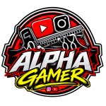 Emblema Gamer Alpha com Ícones de Mídia